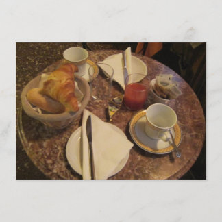 Convite para Café da Manhã Continental