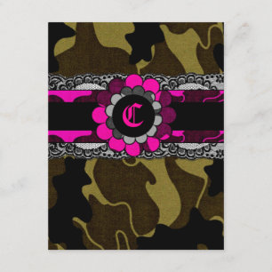 Convite para Camo Rosa 311-Hott