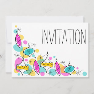 Convite para canto de Árvore Retroativa Baubles