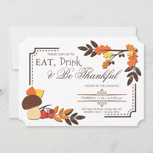 Convite para Cantos de Queda (Frente)