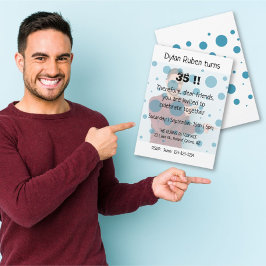 Convite para Cartão de Aniversário de Foto Moderno