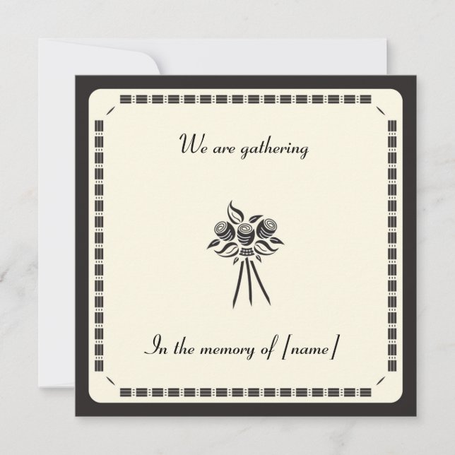 Convite para Cartão Memorial (Frente)