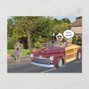 Convite para Cartão Postal Personalizável