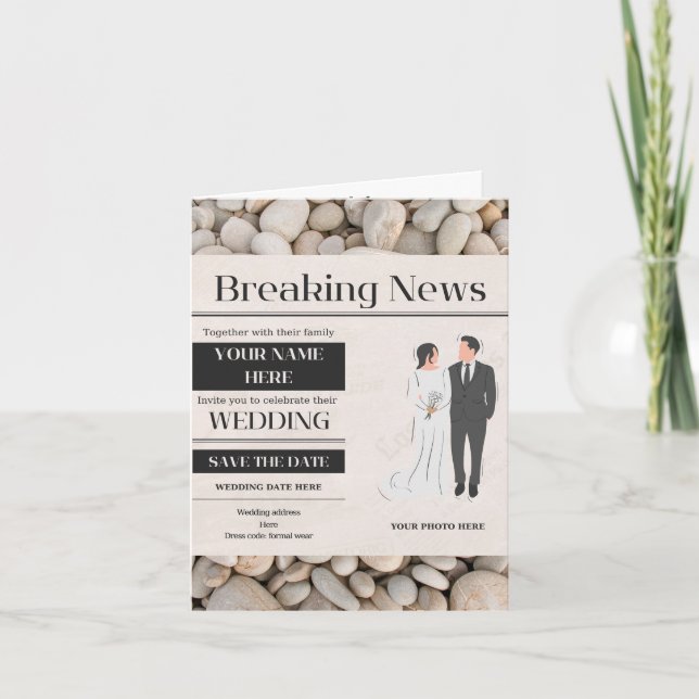 convite para casamento (Frente)