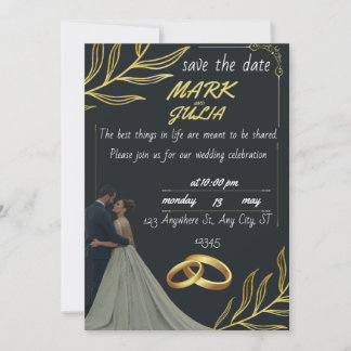 convite para casamento
