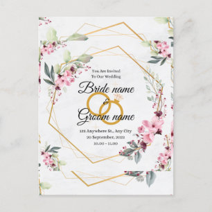 convite para casamento
