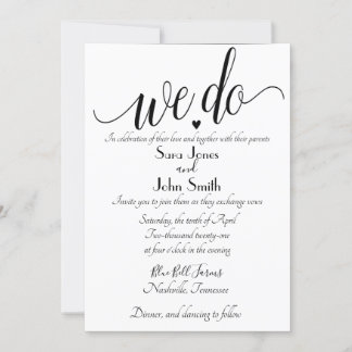 convite para casamento