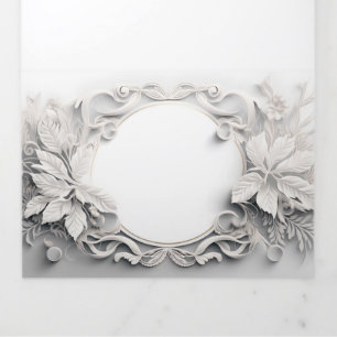 Convite para casamento 3D da Elegante