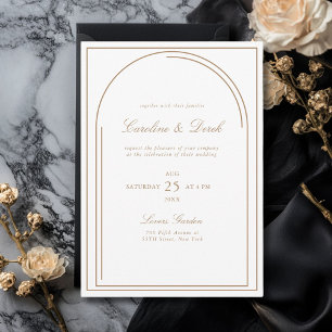 Convite para Casamento Acrílico Minimalista Modern