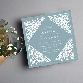 Convite para Casamento ao Quadrado de Beaux Arts |