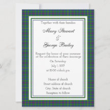 Convite para Casamento Bailey Escocês