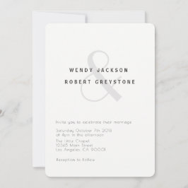 Convite Para Casamento Botânico Moderno