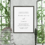 Convite para Casamento Branco Minimalista<br><div class="desc">Mantenha-o limpo, eterno e sem esforço elegante com este Convite para Casamento Branco Minimalista. Perfeito para casais modernos que adoram simplicidade, este design apresenta um fundo branco nítido e uma tipografia clássica para um olhar verdadeiramente refinado. É ideal para casamentos formais, minimalistas ou contemporâneos. Totalmente personalizável e pronto para o...</div>