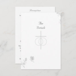 Convite para Casamento Católico de Unidade Nupcial