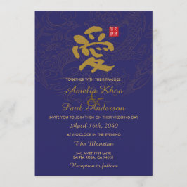 Convite para Casamento Chinês