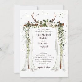 Convite para Casamento com Boho Canopy 2025