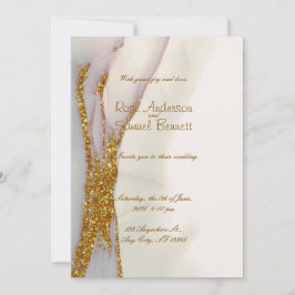 Convite Para Casamento Com Lobras De Tinta Alcoóli