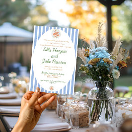 Convite para Casamento Costeiro, Náutico e de Dest