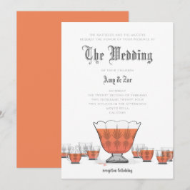 Convite para Casamento Crystal Punch Bowl