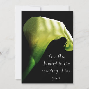 convite para casamento da Calla Lilly