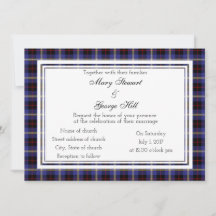 Convite para Casamento da Escócia Hill