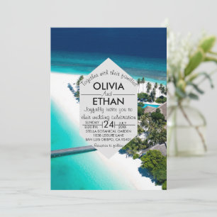Convite para Casamento da Ilha de marinhos