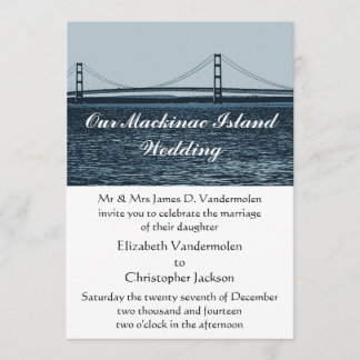 Convite para Casamento da Ilha Mackinac