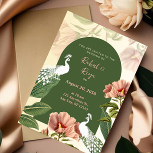 Convite para casamento da Índia Elegante