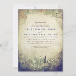 Convite Para Casamento Da Terra Da Madeira Da Rúst
