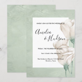 convite para casamento da Trendy Greenery