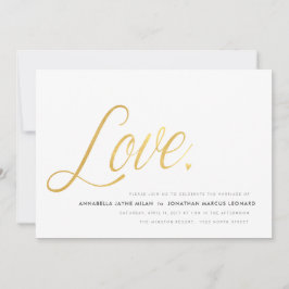 Convite para Casamento de Amor Moderno