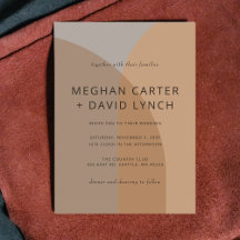 Convite para Casamento de Arch de Boho Terracotta