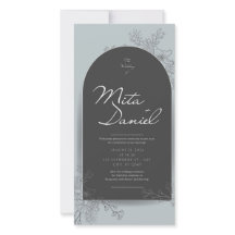 Convite para Casamento de Arch Elegante