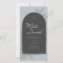 Convite para Casamento de Arch Elegante