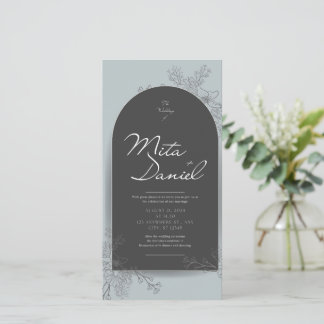 Convite para Casamento de Arch Elegante
