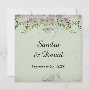 Convite para Casamento de Arch Floral