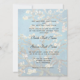 Convite para casamento de arte