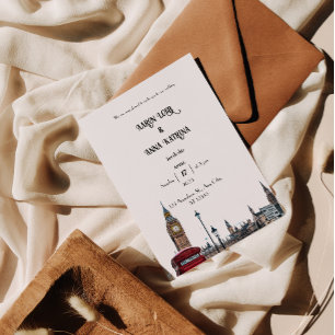 Convite para Casamento de Arte de Paris
