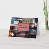 Convite para casamento de Aruba