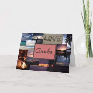 Convite para casamento de Aruba