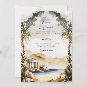 Convite para Casamento de Atenas  Convite para sky