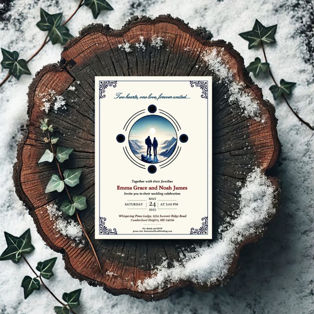 Convite para Casamento de Aventura Romântica de Mo (Criador carregado)