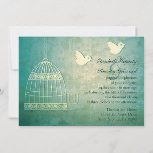 Convite Para Casamento De Baivotas De Teal