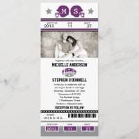 Convite Para Casamento De Bilhetes De Futebol