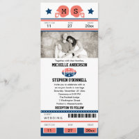 Convite Para Casamento De Bilhetes De Futebol