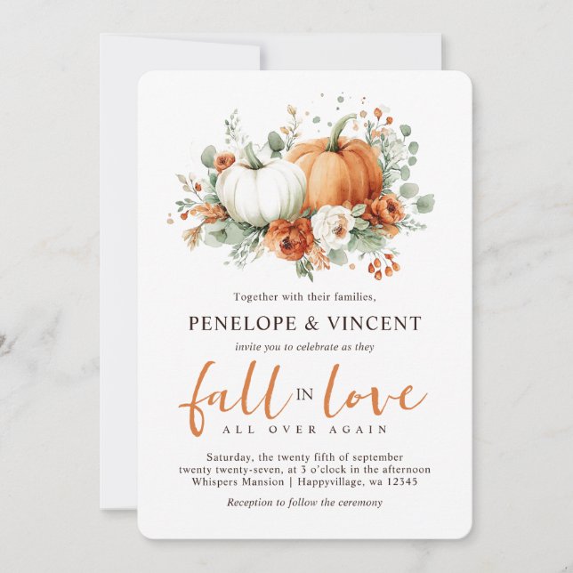 Convite para Casamento de Bombas de Amor (Frente)