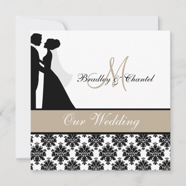 Convite para Casamento de Casais de Tan (Frente)