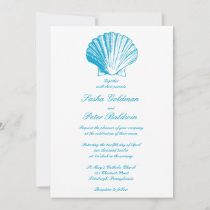 Convite Para Casamento De Casamentos No Mar Azul O