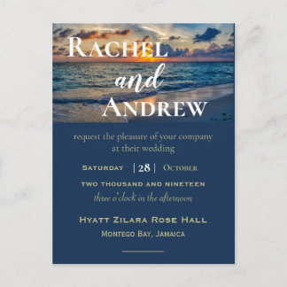 Convite para Casamento de Casamentos Sunny Skies