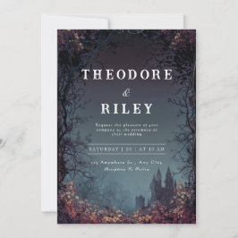 Convite para Casamento de Castelo Mystic